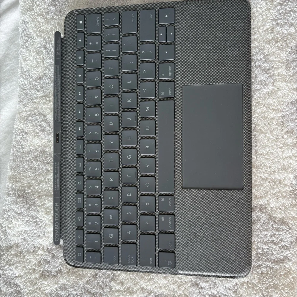 Apple Gray IPad 10th generation with keyboard and charger